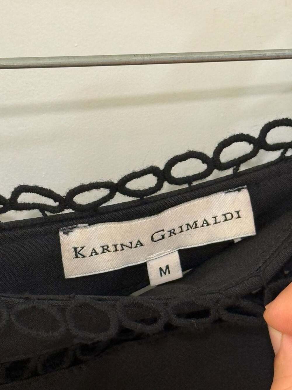 Karina Grimaldi Pants Size M Black - Picture 5 of 10
